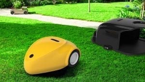 SmartMow robot lawn mower with docking station